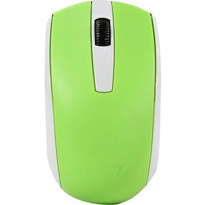 Мышь Genius ECO-8100 зеленая (Green), 2.4GHz, BlueEye 800-1600 dpi, аккумулятор NiMH new package фен energy en 836 1600 вт зеленый