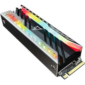 SSD накопитель NeTac NV3000 RGB PCIe 3 x4 M.2 2280 NVMe 3D NAND SSD 1TB, R/W up to 3400/2000MB/s, with heat sink & RGB
