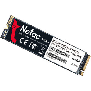 SSD накопитель NeTac N930E Pro PCIe 3 x4 M.2 2280 NVMe 3D NAND SSD 256GB, R/W up to 2040/1270MB/s 3Y