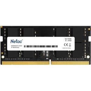 Память оперативная NeTac Basic SO DDR4-2666 16G C19 SODIMM 260-Pin DDR4 / NB PC4-21300 1.2V JEDEC оперативная память netac ddr 4 dimm 16gb 8gbx2 pc28800 3600mhz ntswd4p36dp 16k