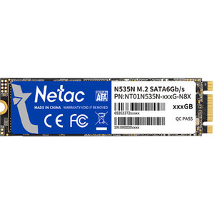 SSD накопитель NeTac N535N M.2 2280 SATAIII 3D NAND SSD 512GB, R/W up to 540/490MB/s ssd накопитель exegate nextpro m 2 2280 256 гб ex282321rus