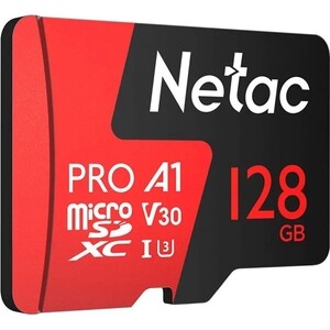 Карта памяти NeTac MicroSD P500 Extreme Pro 128GB, Retail version card only
