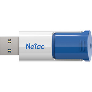 Флеш-накопитель NeTac U182 Blue USB3.0 Flash Drive 16GB,retractable Вид №1