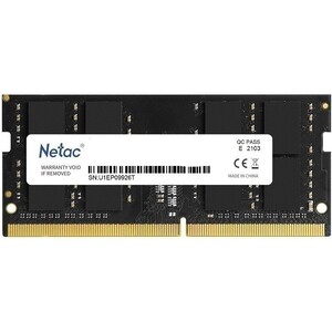 Память оперативная NeTac Basic SO DDR4-3200 16G C22 память оперативная samsung ddr4 dimm 8gb unb 3200 1 2v m378a1k43eb2 cwe