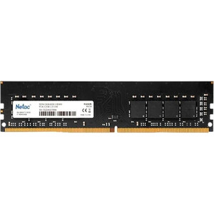 Память оперативная NeTac Basic DDR4-2666 8G C19 оперативная память netac ddr 4 dimm 16gb 8gbx2 pc28800 3600mhz ntswd4p36dp 16k