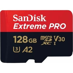 

Карта памяти Sandisk Extreme Pro microSD UHS I Card 128GB for 4K Video on Smartphones, Action Cams & Drones 200MB/s Read, 90MB/s Write, Extreme Pro microSD UHS I Card 128GB for 4K Video on Smartphones, Action Cams & Drones 200MB/s Read, 90MB/s Write
