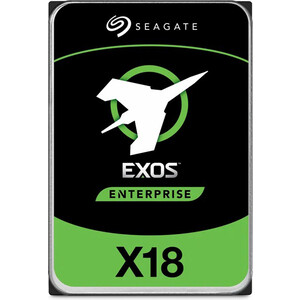 Жесткий диск Seagate Exos X18 ST10000NM018G, 10TB, 3.5", 7200, SATA-III, 512e, 256MB (аналог ST10000NM017B)