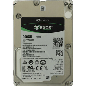 Жесткий диск Seagate Exos 15E900 ST900MP0006, 900GB, 2.5'', 15000 RPM, SAS, 512n, 256MB жесткий диск seagate exos 7e8 1tb st1000nm000a