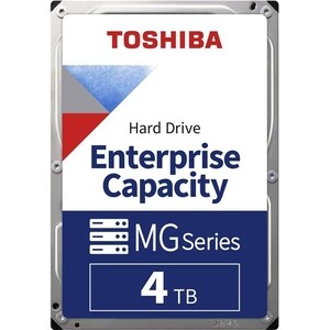 Жесткий диск Toshiba Enterprise Capacity MG08SDA400E 4TB 3.5'' 7200 RPM 256MB SAS 512e жесткий диск toshiba p300 1tb hdwd110ezsta