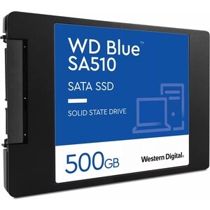 SSD накопитель Western Digital (WD) Blue 3D NAND WDS500G3B0A 500ГБ 2,5" SATA-III (TLC)