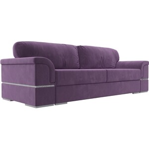 Прямой диван Лига Диванов Порту микровельвет сиреневый прямой диван лига диванов порту велюр фиолетовый