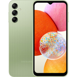Смартфон Samsung SM-A145 Galaxy A14 64Gb 4Gb светло-зеленый (SM-A145PLGD) смартфон samsung galaxy a14 sm a145 128gb 4gb зеленый 3g 4g
