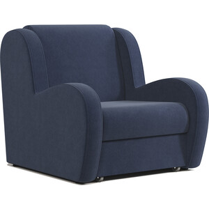 Кресло-кровать Шарм-Дизайн Барон 60 велюр Ультра миднайт кресло кровать шарм дизайн коломбо 60 велюр ультра миднайт