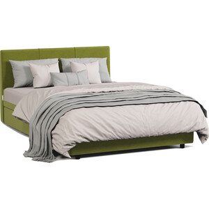 Кровать двуспальная с подъемным механизмом Шарм-Дизайн Классика 160 велюр Дрим эппл кровать двуспальная артмебель герда микровельвет зеленый