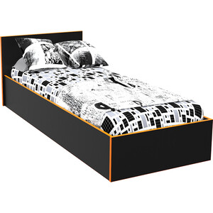 Кровать МДК Black 80х200 Оранж (BL - КР9О) бархатцы прямостоячие антигуа оранж 15 шт