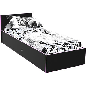 Кровать МДК Black 100х200 Розовый (BL - КР10Р) кровать чердак со шкафом капризун капризун 11 р445 розовый