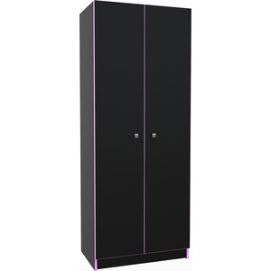 Шкаф 2х МДК Black Низкий Розовый (BL - ГШ3Р) подсветка для зеркал crystal lux largo ap12w black