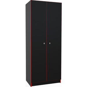 Шкаф 2х МДК Black Низкий Красный (BL - ГШ3К) подсветка для зеркал crystal lux largo ap12w black