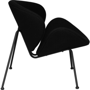 Кресло дизайнерское Dobrin EMILY LMO-72 черный ткань AF9, черное основание
