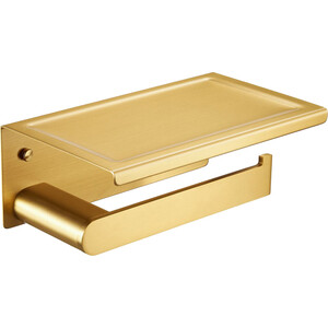 Держатель туалетной бумаги Milacio Ultra золото (MCU.963.GD) держатель для штор роза 2 шт 10 см золото вставки голубой