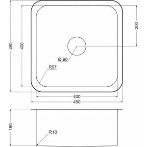 Кухонная мойка EMAR EMB-127A PVD Nano Coppery