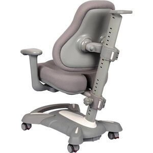 FunDesk Комплект парта Pensare grey + кресло Bravo grey