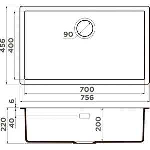 Кухонная мойка Omoikiri Yamakawa 75T-U/I-PL платина (4993464)