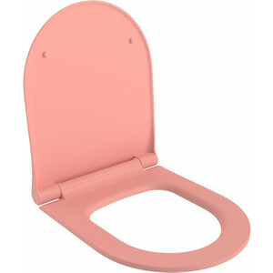 Сиденье для унитаза Ambassador Abner с микролифтом, матовое розовое (102T20901S) сиденье мягкое 100% полиэстер 40х40 см розовое t2023 3273