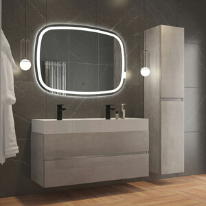 Мебель для ванной Cezares Molveno 46 120х46 с двойной раковиной, Noce Chiaro