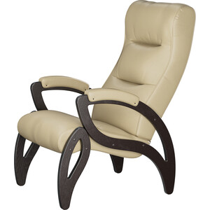 Кресло для отдыха Мебелик Весна компакт экокожа Eva2, каркас венге кресло качалка мебелик сайма экокожа шоколад каркас венге структура п0004568