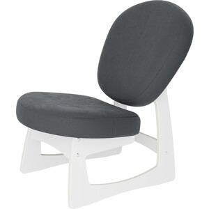 Кресло для отдыха Мебелик Смарт G силуэт ткань макс 965, каркас молочный дуб вешалка в прихожую мебелик оливия н2 эко кожа молочный п0001894