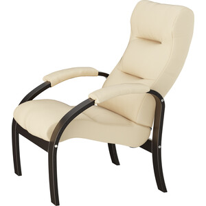 Кресло для отдыха Мебелик Шоле экокожа Ева 2, каркас венге кресло для отдыха мебелик шоле экокожа ева 2 каркас венге
