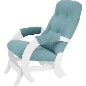 Кресло-маятник Мебелик Модель 68 ткань ультра минт, каркас молочный дуб кресло мебелик массив решетка каркас снег п0005876