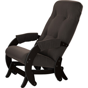 Кресло-маятник Мебелик Модель 68 ткань макс 235, каркас венге кресло качалка мебелик сайма экокожа шоколад каркас венге структура п0004568