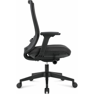 Офисное кресло NORDEN Ruby black LB CH-312B-B-BB черный пластик / черная сетка / черная ткань