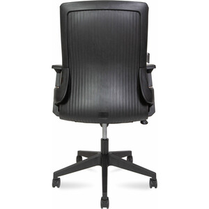 Офисное кресло NORDEN Terra LB A13-B-BB черный пластик / черная сетка / черная ткань