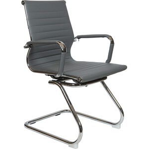 Офисное кресло NORDEN Техно CF HB-100-45 хром / серая экокожа раскрытая опора бруса ооо техно сервис