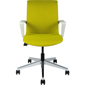 Офисное кресло NORDEN Некст 8002C-2KSB green зеленая ткань / светло серый пластик