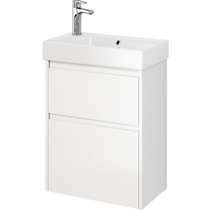 Мебель для ванной Dreja Slim 55х33 белый глянец