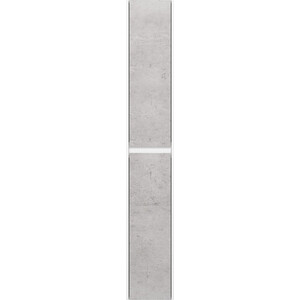 Пенал Dreja Slim 30х190 белый глянец/бетон (99.0505) пенал напольный белый глянец белый матовый stella polar концепт sp 00000143