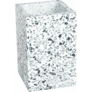 Стакан для ванной Fixsen Punto белый/серый (FX-200-3) стакан для ванной milacio ultra квадратный золото mcu 951 gd