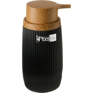 Дозатор жидкого мыла Fixsen Black Boom черный/дерево (FX-411-1) дозатор для жидкого мыла fixsen retro fx 83812