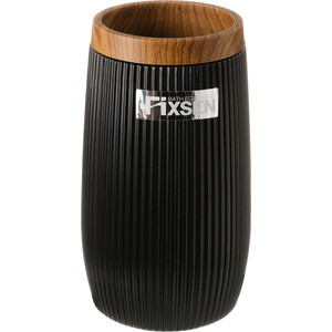 Стакан для ванной Fixsen Black Boom черный/дерево (FX-411-3) стакан для ванной fixsen metra двойной fx 11107