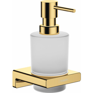 Дозатор для жидкого мыла Hansgrohe AddStoris 200 мл, полированное золото/матовое стекло (41745990) дозатор для жидкого мыла стекло 7 5x7 5x20 см матовый gl0421aa ld
