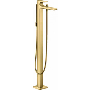 Смеситель для ванны Hansgrohe Metropol для механизма 10452180, полированное золото (32532990) смеситель для ванны belbagno luce золото luc vas oro