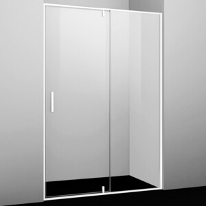 Душевая дверь Wasserkraft Neime 19P 90х200 прозрачная, белая (19P04) душевая дверь iddis slide sli6bh2i69 1200x1950 мм прозрачная распашная