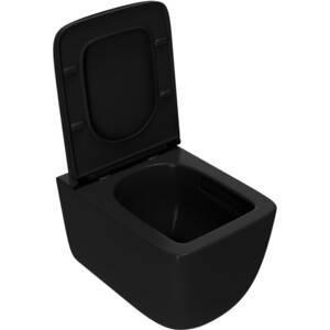 Комплект унитаза Point Меркурий с инсталляцией OLI, черной клавишей Globe, сиденье микролифт (886914GBO3+PN41831BM)