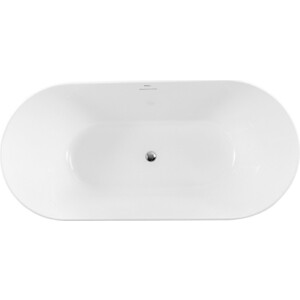 Акриловая ванна BelBagno 170х80 слив-перелив, белая матовая (BB413-1700-800-MATT)
