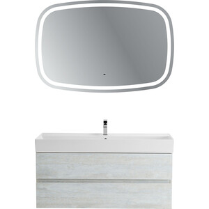 Мебель для ванной Cezares Molveno 46 120х46 Legno Bianco зеркало cezares molveno 120х80 с подсветкой датчик движения czr spc molveno 1200 800 mov