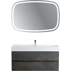 Мебель для ванной Cezares Molveno 46 120х46 Ossido зеркало cezares molveno 120х80 с подсветкой датчик движения czr spc molveno 1200 800 mov